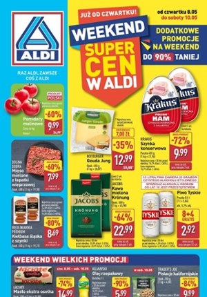 Gazetka promocyjna Aldi, ważna od 08.05.2025 do 10.05.2025.