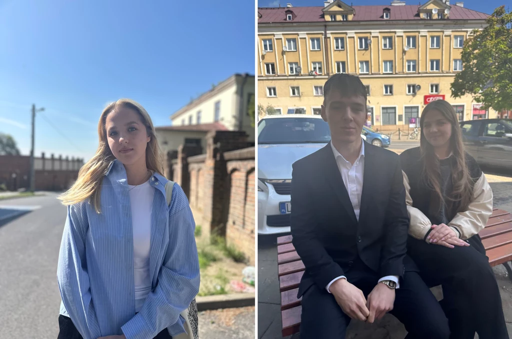 Matura 2025. Maturzyści o arkuszu CKE z języka angielskiego. Na zdjęciu: Dominika Stęplowska, Jakub Szabelski i Karolina Stęplowska Matura 2025. Maturzyści o arkuszu CKE z języka angielskiego. Na zdjęciu: Dominika Stęplowska, Jakub Szabelski i Karolina Stęplowska