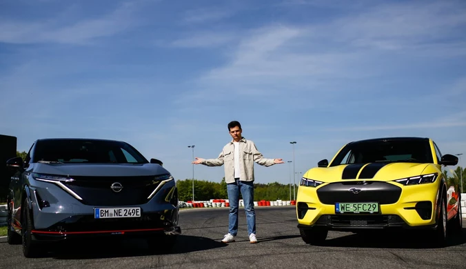 Nissan Ariya Nismo i Ford Mustang Mach-E Rally. Który jest lepszy?