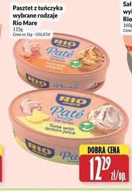  Rio Mare Pasztet z tuńczyka z sokiem z cytryny 115 g