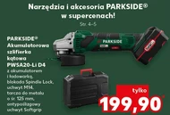 Кутова шліфувальна машина Parkside