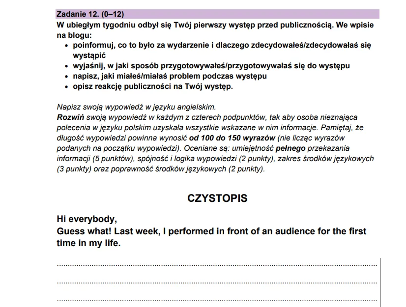 Matura 2025. Język angielski, poziom podstawowy - strona 19