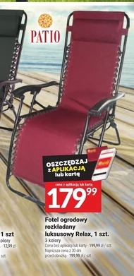 Fotel ogrodowy
