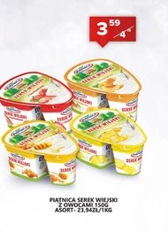 Piątnica Serek wiejski z brzoskwinią 150 g