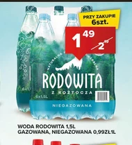 Rodowita z Roztocza Naturalna woda mineralna niegazowana 1,5 l