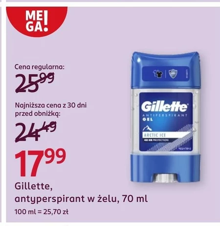 Gillette Arctic Ice Przezroczysty Żel Dla Mężczyzn