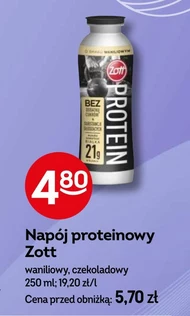 Zott Protein Drink Napój mleczny czekolada 250 ml