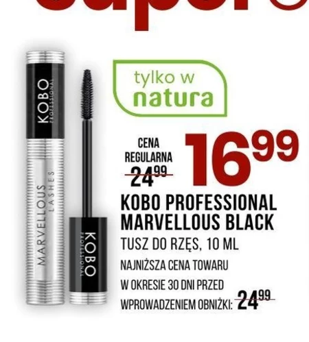 Tusz do rzęs Kobo Professional