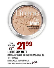 Lirene City Matt Mineralny puder matujący 02 naturalny 9 g