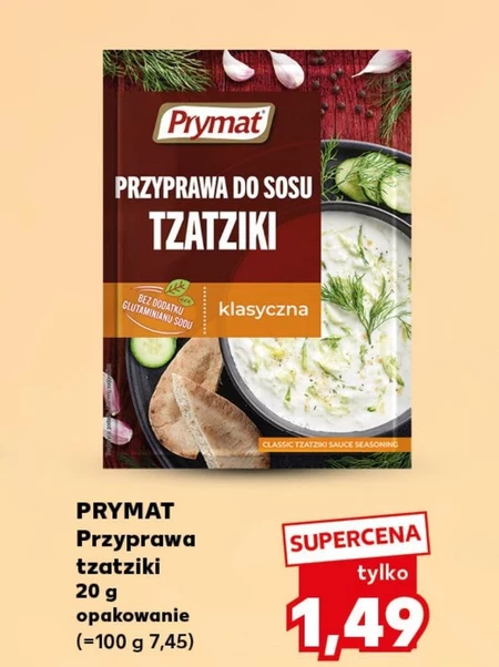 Prymat Przyprawa do sosu tzatziki klasyczna 20 g