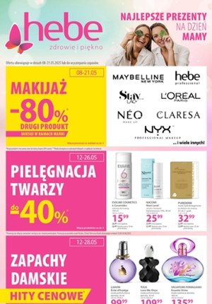 Gazetka promocyjna Hebe, ważna od 08.05.2025 do 21.05.2025.