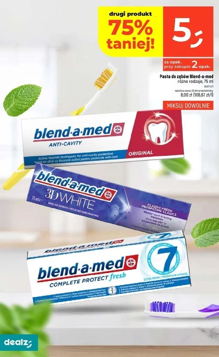 Blend-a-med Anti-Cavity Original Pasta do zębów 75ml