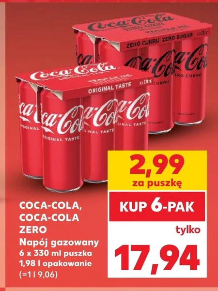 Napój gazowany Coca-Cola