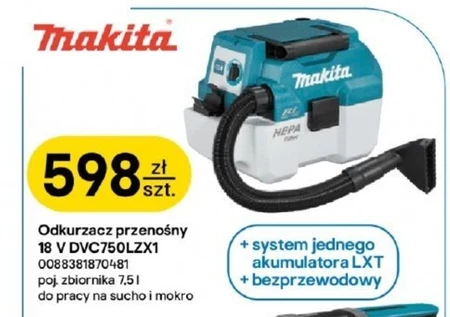 Odkurzacz bezprzewodowy Makita