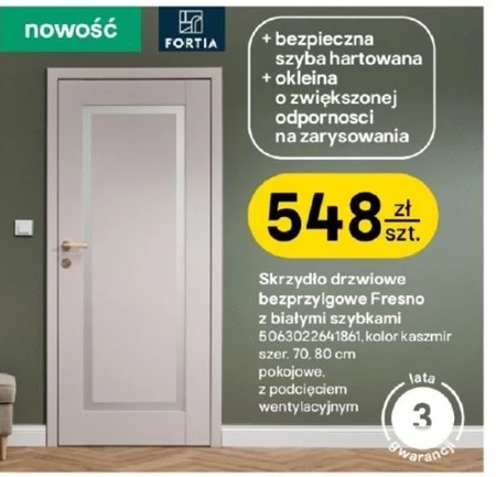 Skrzydło drzwiowe Fortia
