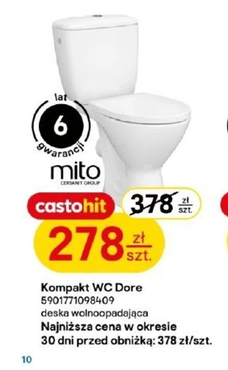 Kompakt wc Mito