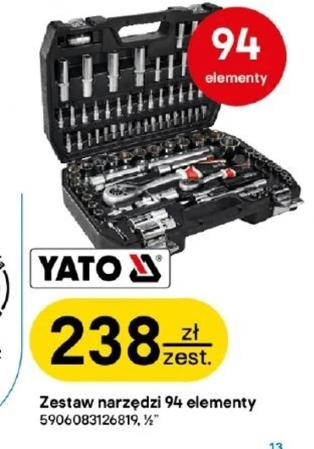 Zestaw narzędzi Yato