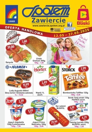 Gazetka promocyjna PSS Społem Zawiercie, ważna od 12.05.2025 do 27.05.2025.