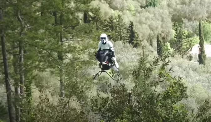 Lata jak w filmie! Polak stworzył powietrzny motocykl przyszłości