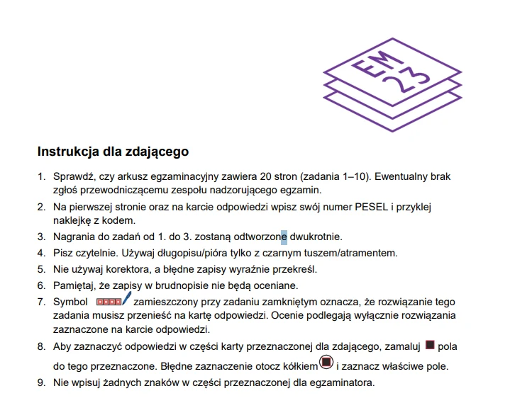 Matura 2025. Język angielski, poziom rozszerzony - strona 2