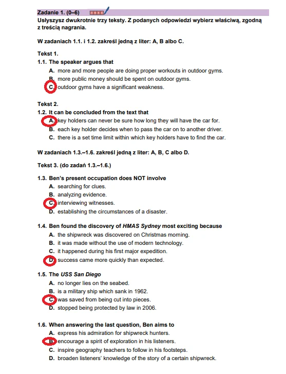 Matura 2025. Język angielski, poziom rozszerzony - strona 3