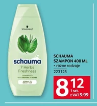 Schauma 7 Herbs Freshness Szampon do włosów przetłuszczających się i normalnych 400 ml