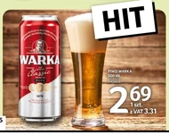 Warka Classic Piwo jasne 500 ml