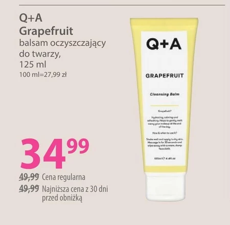 Kosmetyki do oczyszczania makijażu Q + a