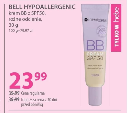 Krem koloryzujący Bell Hypoallergenic