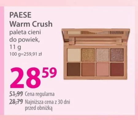 Paleta cieni do powiek Paese