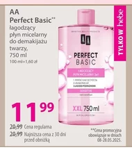 AA Perfect Basic łagodzący płyn micelarny 3w1 SENSITIVE 750 ml