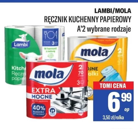Mola Extra Mocne Ręczniki papierowe 2 rolki