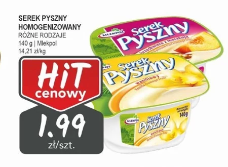 Mlekpol Pyszny Serek waniliowy 140 g