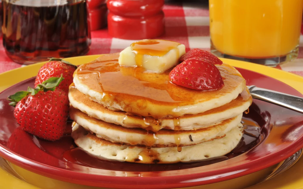 Pancakes z truskawkami