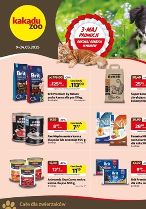 Gazetka promocyjna Kakadu, ważna od 09.05.2025 do 24.05.2025.