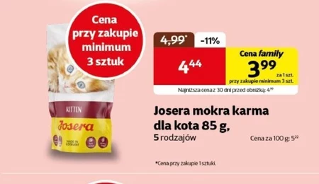 Mokra karma dla kota Josera