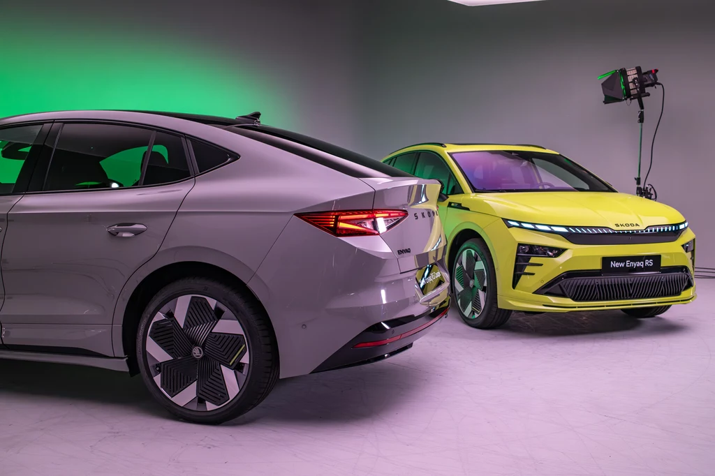 Nowa Skoda Enyaq RS potrafi jeszcze więcej. Nowa Skoda Enyaq RS potrafi jeszcze więcej.