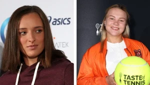 Iga Świątek i Diana Sznajder 