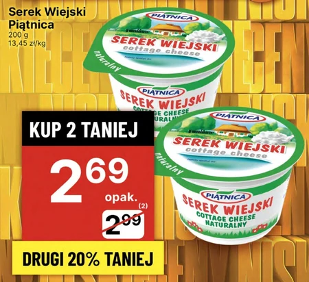 Piątnica Serek wiejski naturalny 200 g