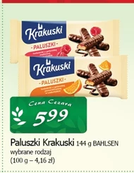 Krakuski Paluszki z galaretką malinową w czekoladzie 144 g