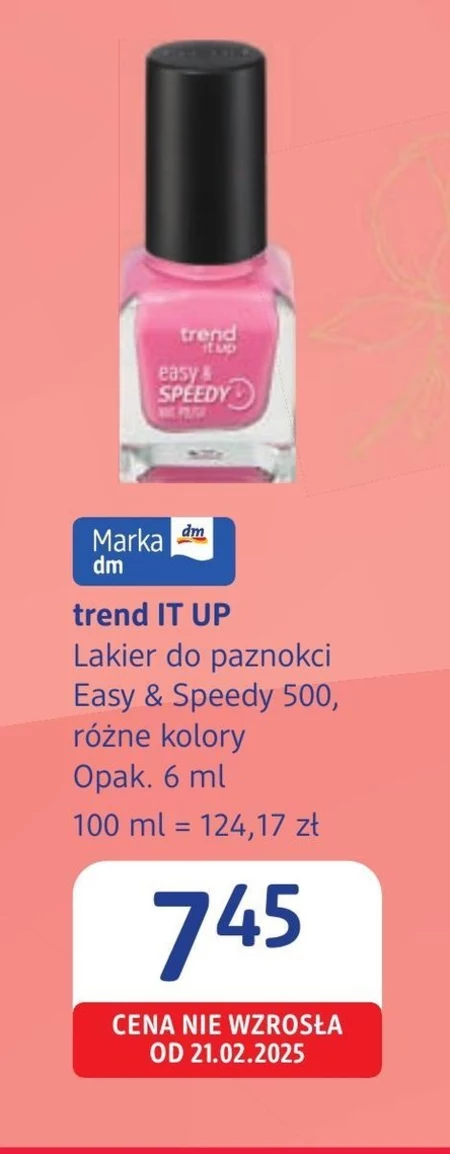 Lakier do paznokci trend IT UP