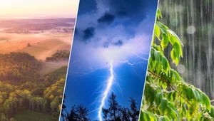 Weekend oznacza pogorszenie pogody. Choć miejscami zaświeci słońce, lokalnie spadnie więcej deszczu, możliwe będą również burze