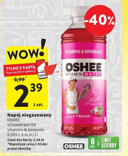 Napój witaminowy Oshee