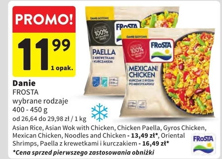 Danie mrożone Frosta