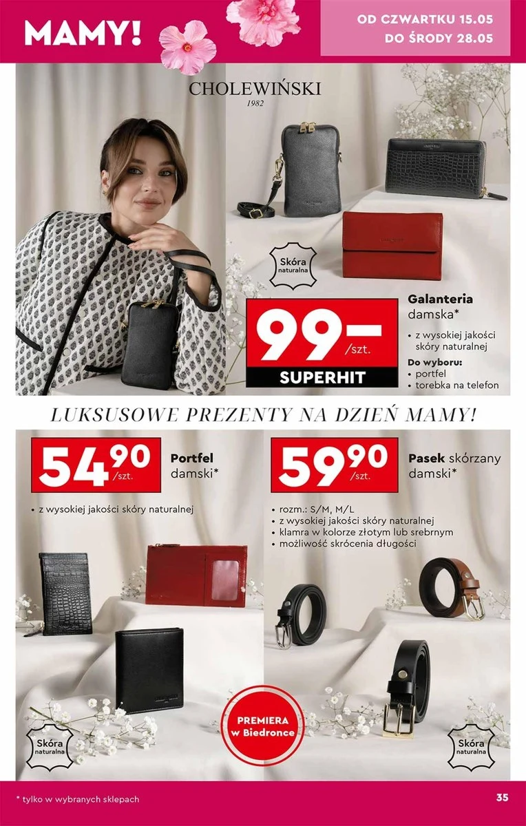 Polska marka galanterii skórzanej trafia do Biedronki! Wiem, co warto upolować!