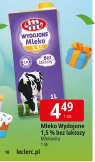 Mleko bez laktozy Mlekovita