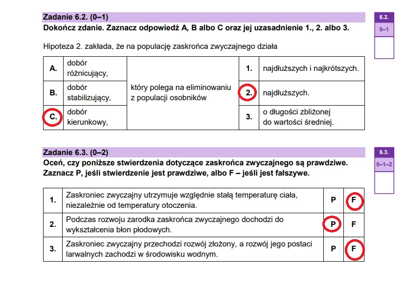 Matura 2025. Biologia, poziom rozszerzony. Arkusz CKE - strona 11