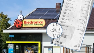 300 zł do zapłaty i 200 zł rabatu. Kobieta zrobiła zakupy w Biedronce