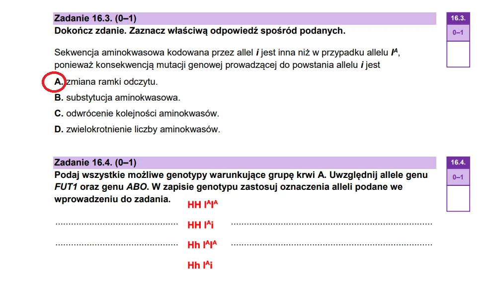 Matura 2025. Biologia, poziom rozszerzony. Arkusz CKE - strona 25