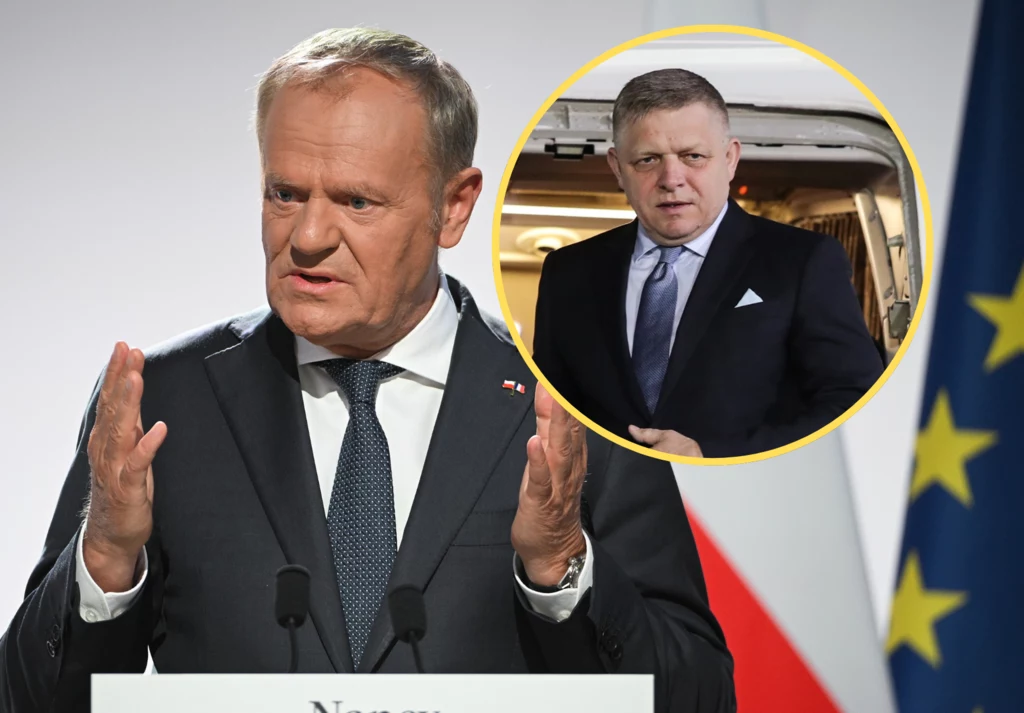 Donald Tusk skrytykował obecność Roberta Ficy na paradzie w Moskwie Donald Tusk skrytykował obecność Roberta Ficy na paradzie w Moskwie